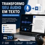 Eu vou transformar seu áudio em texto rapidamente