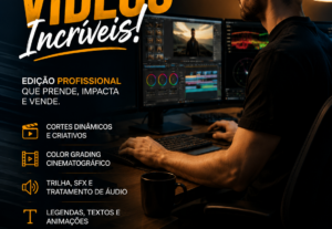 Eu vou editar Vídeo Profissional