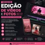 Eu vou Fazer edições de vídeo, fotos para marketing
