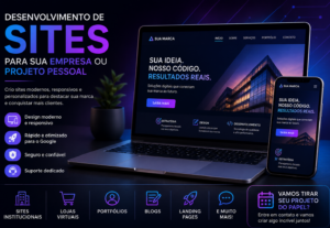 Eu vou Desenvolver um site para sua empresa ou projeto pesso...