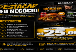 Eu vou fazer o melhor flyer para seu evento