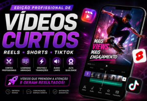 Eu vou Te ajudar fazendo edições de vídeos curtos.