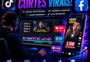 Eu vou fazer cortes estratégicos e virais no seus vídeos