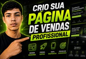 Eu vou Criar sua página de vendas de auta conversão.