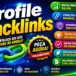 Eu vou criar 50 backlinks de perfis de alta qualidade