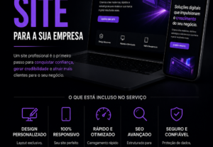 Eu vou fazer o site para a sua empresa