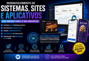 Eu vou desenvolver um  Sistemas Sob Medida para sua Empresa