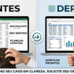 Eu vou Organizar suas planilhas e crio relatórios