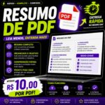 Eu vou resumir o seu pdf