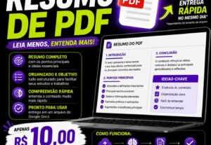 Eu vou resumir o seu pdf