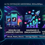 Eu vou Criar vídeo para engajamento e visualização