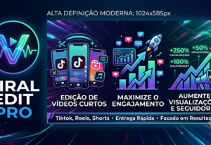 Eu vou Criar vídeo para engajamento e visualização