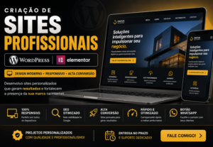 Eu vou Criar um site profissional em WordPress e Elementor