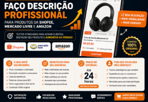Eu vou Fazer descrição profissional para vender mais