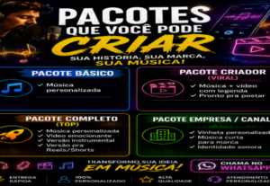 Eu vou Criar música personalizada - história emocional e úni...