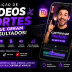 Eu vou criar cortes virais para Reels, TikTok e Shorts.