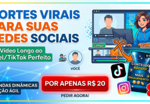 Eu vou criar cortes do seu vídeo que geraram  engajamento.