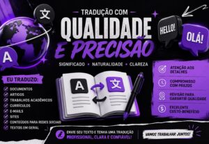 Eu vou Fazer traduções de textos com rapidez e qualidade