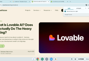 Eu vou desenvolver uma landing page com Lovable