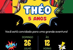 Eu vou criar seus convites digitais e interativos perfeitos