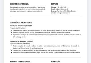 Eu vou Criar e melhorar currículos profissionais para você