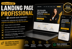 Eu vou Criar Landing Page Profissional que Converte em Venda...