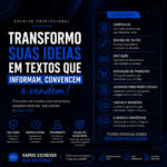 Eu vou Transformar suas ideias em textos que destacam