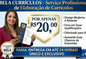 Eu vou criar e fazer currículum