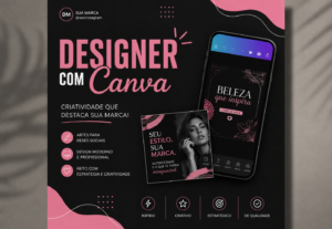 Eu vou fazer Designer com canva, Arte digital