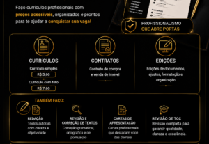 Eu vou fazer Currículos, redações e revisões