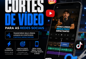 Eu vou Criar cortes do seu vídeo