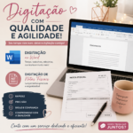 Eu vou fazer sua digitação no Word e de notas fiscais.