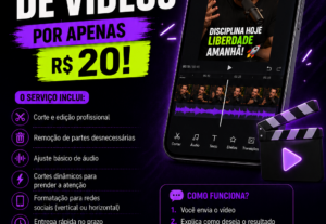 Eu vou criar cortes do seu vídeo que geraram alcance