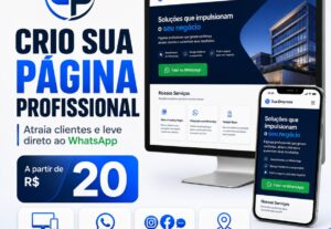 Eu vou Criar página profissional para atrair clientes