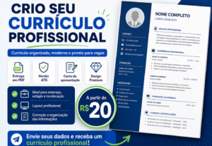 Eu vou Criar seu currículo profissional