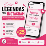 Eu vou Criar legendas criativas para Instagram