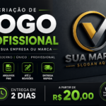 Eu vou fazer uma logo moderna e profissional.