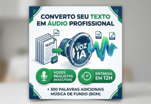 Eu vou transformar seu texto em áudio profissional e realist...