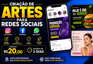 Eu vou criar artes profissionais para redes sociais.