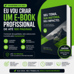 Eu vou criar seu e-book completo de até 100 páginas