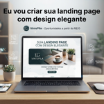 Eu vou criar sua landing page com design elegante