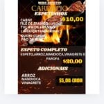 Eu vou Fazer edição de cardápio de mesa