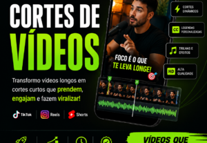 Eu vou Fazer cortes para os seus videos