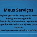 Eu vou fazer Gestão de Tráfego, Redes e Divulgação Completa