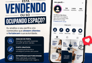 Eu vou analisar o perfil do seu insta e criar post