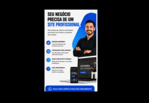 Eu vou Criar Designs Profissionais para seu Negócio