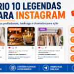 Eu vou escrever 10 legendas profissionais para o seu Instagr...