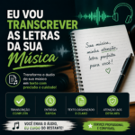 Eu vou Compor as letras da sua musica