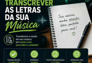 Eu vou Compor as letras da sua musica