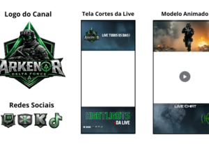 Eu vou Criar seu Overlay completo pra sua live no TikTok.